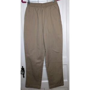 Pembrook Pullon Elastic Waist Tan Dress Pants Women's M NWT (1111)